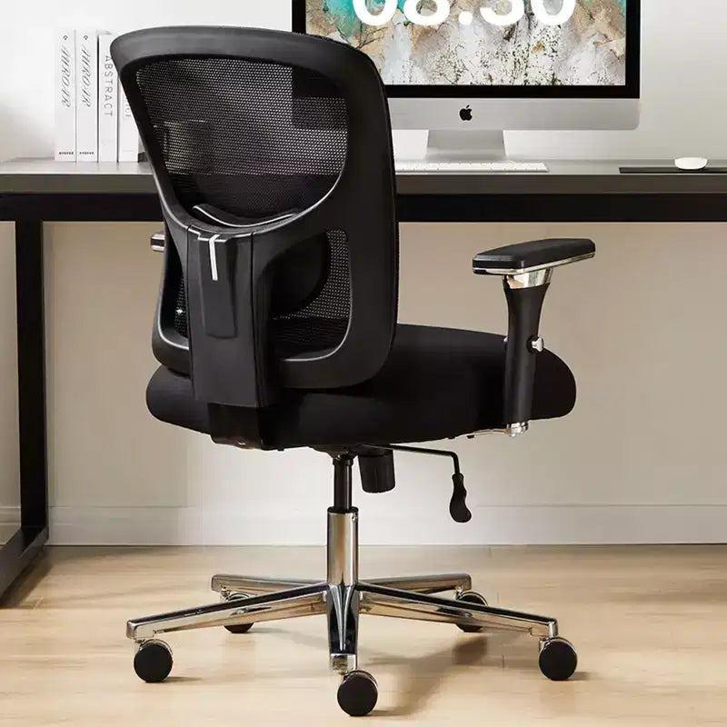 Chaise de bureau ergonomique minimaliste avec dossier en maille, Chaise d'ordinateur Chaise pivotante