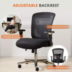 Chaise de bureau ergonomique minimaliste avec dossier en maille, Chaise d'ordinateur Chaise pivotante