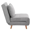 Fauteuil-lit cabriolet pliant moderne en chenille