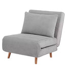 Fauteuil-lit cabriolet pliant moderne en chenille