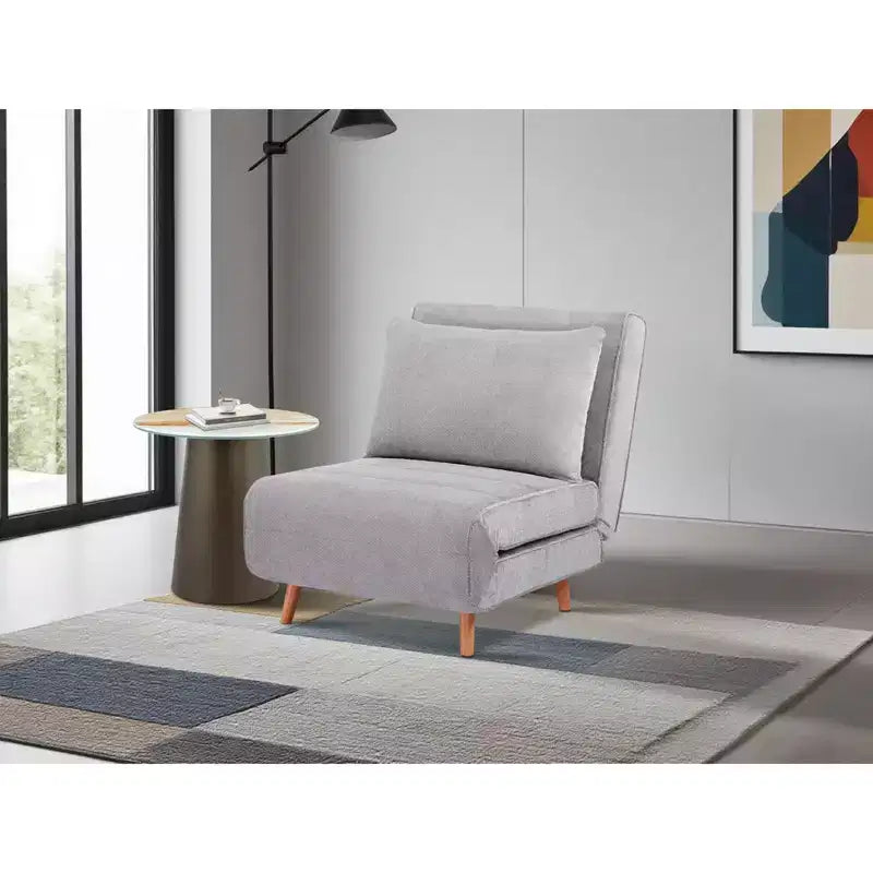Fauteuil-lit cabriolet pliant moderne en chenille