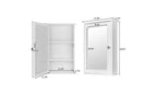 Armoire de toilette murale Meuble de rangement mural avec miroir et organisateur
