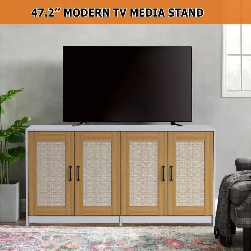 Meuble TV pour chat d'intérieur, table d'appoint, meuble en bois pour litière cachée