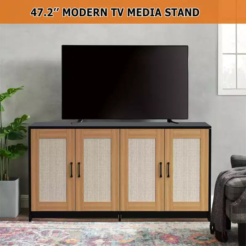 Meuble TV pour chat d'intérieur, table d'appoint, meuble en bois pour litière cachée