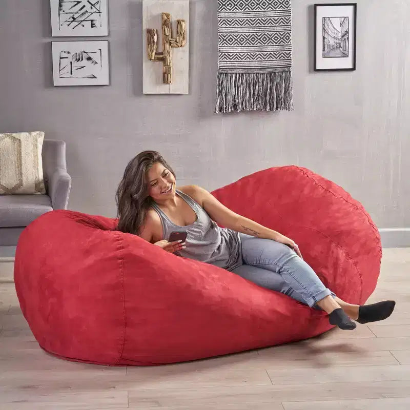 Pouf, fauteuil de sol, pouf confortable avec housses amovibles
