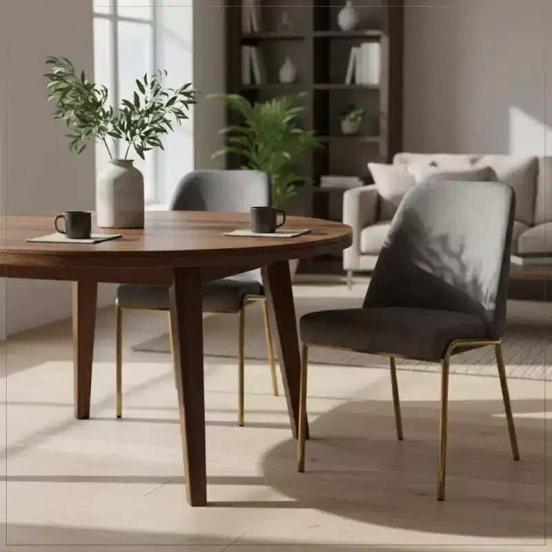 Chaises de salle à manger modernes rembourrées sont ergonomiques et confortables