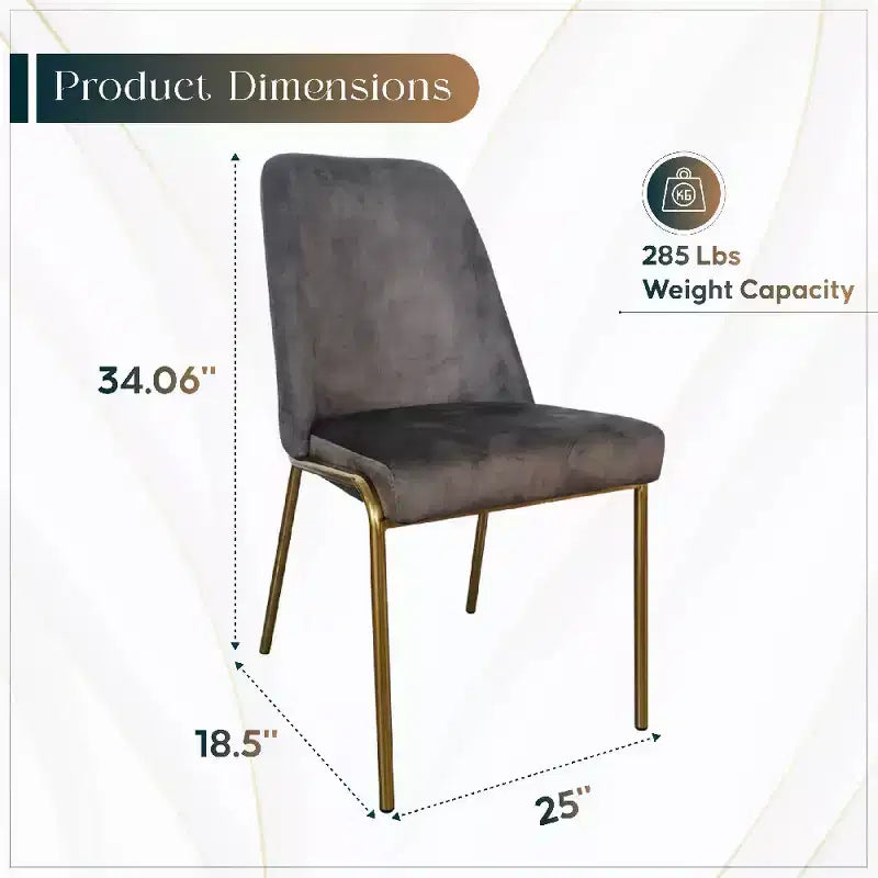 Chaises de salle à manger modernes rembourrées sont ergonomiques et confortables