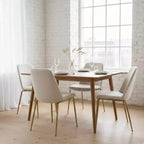 Chaises de salle à manger modernes rembourrées sont ergonomiques et confortables