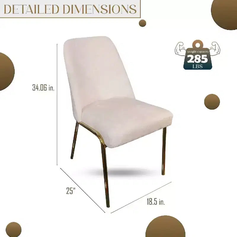 Chaises de salle à manger modernes rembourrées sont ergonomiques et confortables