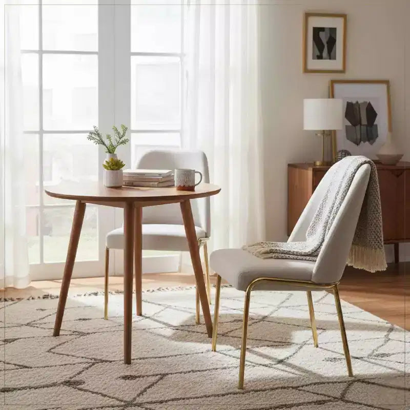 Chaises de salle à manger modernes rembourrées sont ergonomiques et confortables