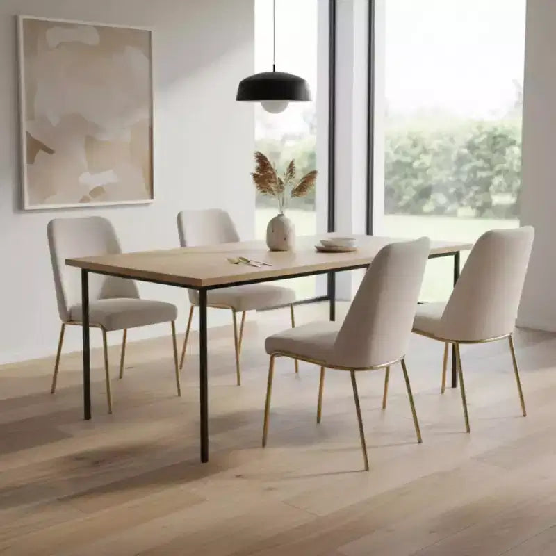 Chaises de salle à manger modernes rembourrées sont ergonomiques et confortables