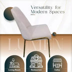 Chaises de salle à manger modernes rembourrées sont ergonomiques et confortables
