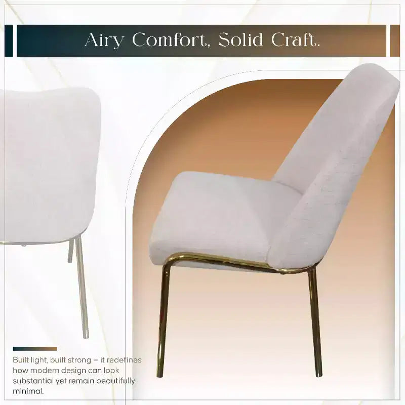 Chaises de salle à manger modernes rembourrées sont ergonomiques et confortables
