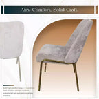 Chaises de salle à manger modernes rembourrées sont ergonomiques et confortables