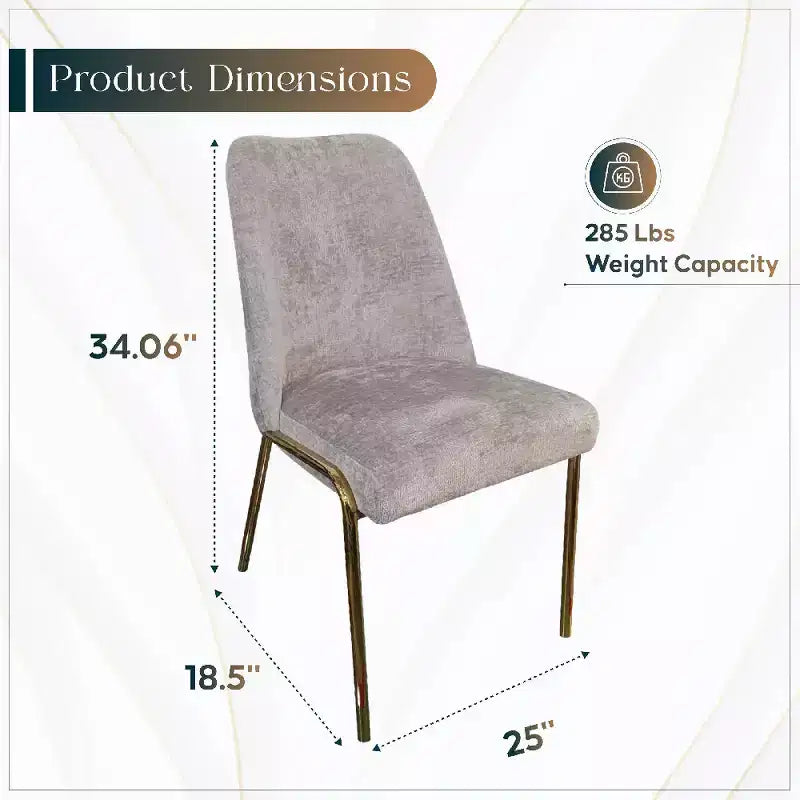 Chaises de salle à manger modernes rembourrées sont ergonomiques et confortables