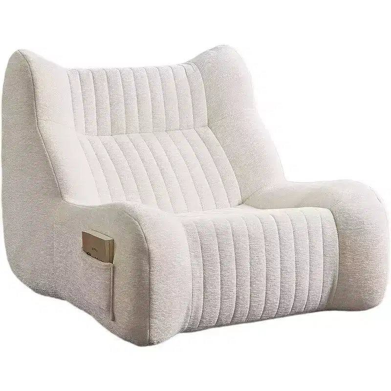 Pouf Géant pour Adultes avec Accoudoirs, Tissu Chenille