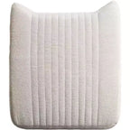 Pouf Géant pour Adultes avec Accoudoirs, Tissu Chenille