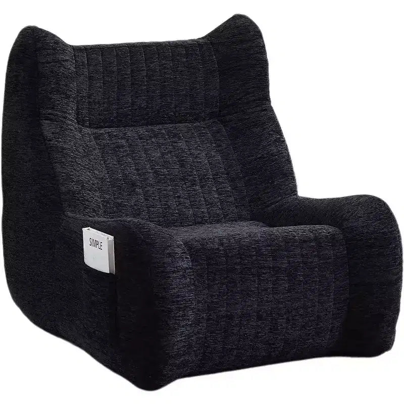 Pouf Géant pour Adultes avec Accoudoirs, Tissu Chenille