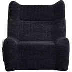 Pouf Géant pour Adultes avec Accoudoirs, Tissu Chenille