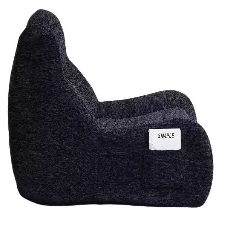 Pouf Géant pour Adultes avec Accoudoirs, Tissu Chenille