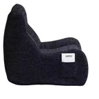 Pouf Géant pour Adultes avec Accoudoirs, Tissu Chenille