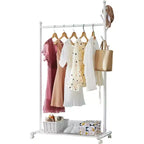 Portant à vêtements métallique à roulettes, Portants à vêtements roulants pour suspendre les vêtements