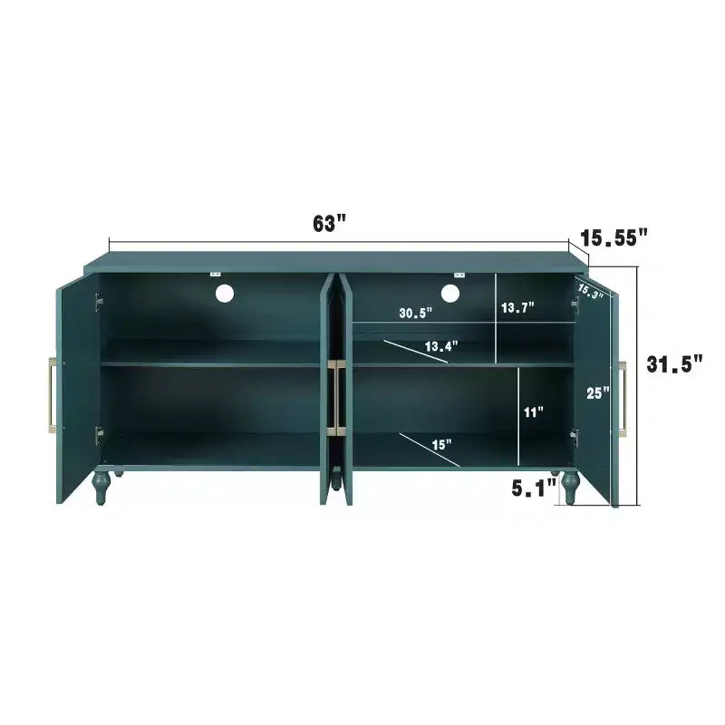 Meuble de Rangement de Buffet Décoratif pour Cuisine