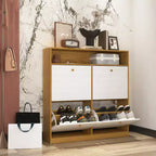 Armoire de rangement à chaussures autoportante Meuble de rangement pour chaussures