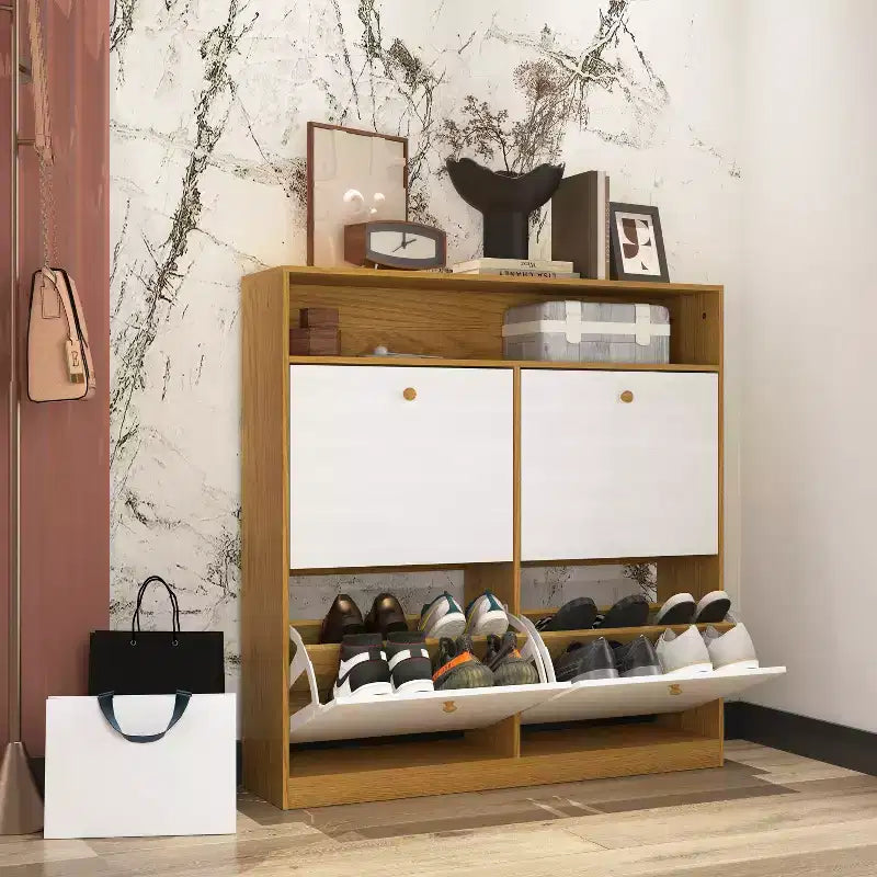 Armoire de rangement à chaussures autoportante Meuble de rangement pour chaussures