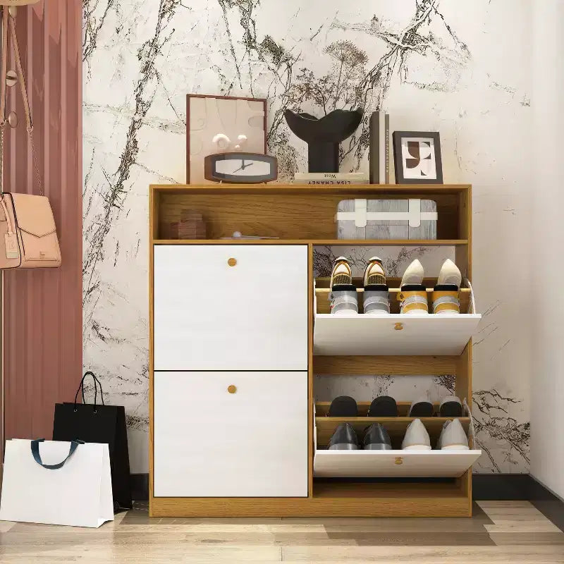 Armoire de rangement à chaussures autoportante Meuble de rangement pour chaussures