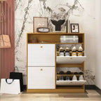 Armoire de rangement à chaussures autoportante Meuble de rangement pour chaussures