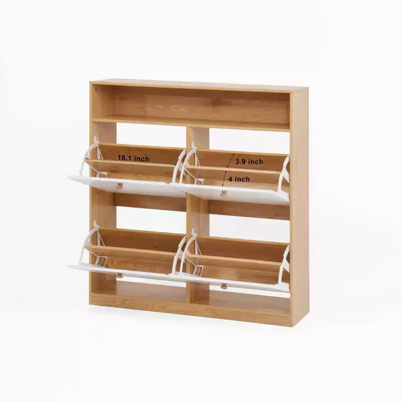 Armoire de rangement à chaussures autoportante Meuble de rangement pour chaussures