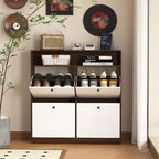 Armoire de rangement à chaussures autoportante Meuble de rangement pour chaussures