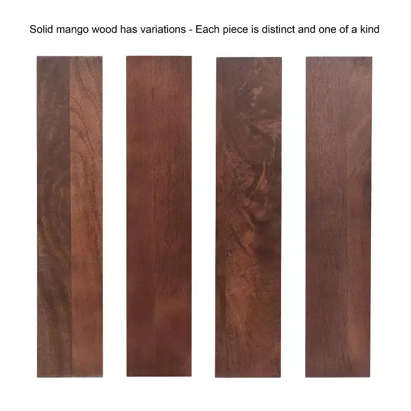 Table basse Scallop Wood, brun noyer