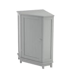 Meuble de rangement d'angle moderne pour salle de bain avec étagère réglable