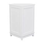 Meuble de rangement d'angle moderne pour salle de bain avec étagère réglable