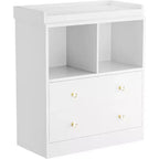 Commode à langer avec plateau à langer amovible