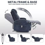 Fauteuil inclinable avec massage et chauffage, canapé simple réglable en velours côtelé