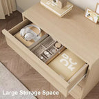 Commode à 3 tiroirs, table de chevet moderne avec meuble de rangement