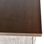 Table de chevet 2 tiroirs rustique miel