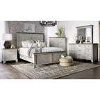 Table de chevet 2 tiroirs rustique miel