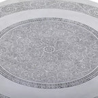 Table basse élégante d'intérieur traditionnelle en aluminium