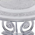 Table basse élégante d'intérieur traditionnelle en aluminium