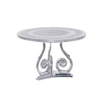 Table basse élégante d'intérieur traditionnelle en aluminium