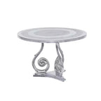 Table basse élégante d'intérieur traditionnelle en aluminium