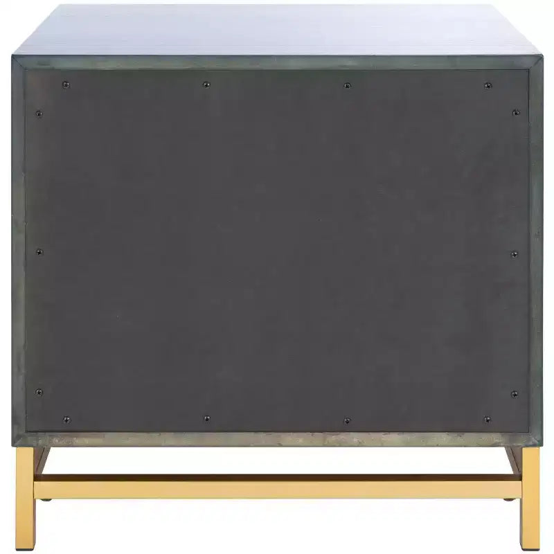 Table de chevet à 2 tiroirs