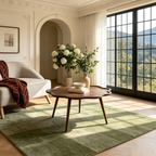 Table basse Scallop Wood, brun noyer