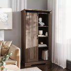 Meuble de rangement de ferme avec porte coulissante de style grange