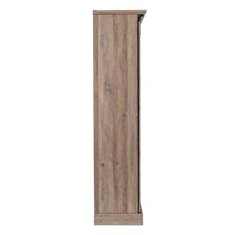 Meuble de rangement de ferme avec porte coulissante de style grange