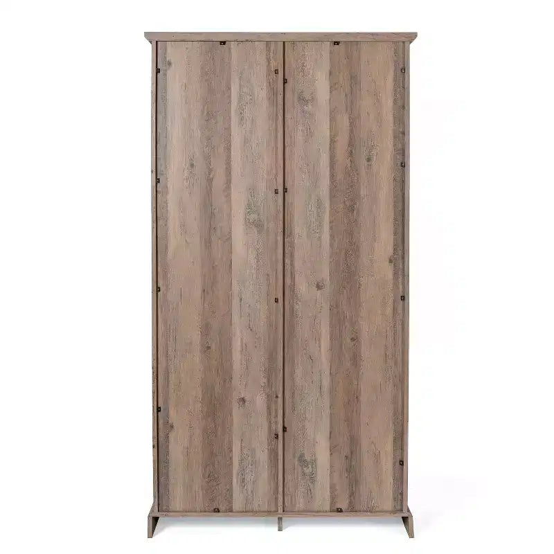 Meuble de rangement de ferme avec porte coulissante de style grange